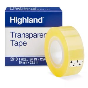 Cinta HIGHLAND Transp 18X36 5910 Pza