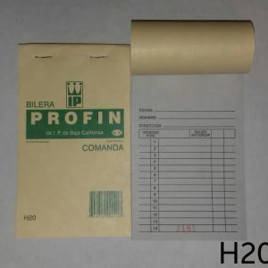 Bilera H20 50H C/copia IPProfin Pza