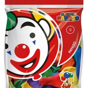 Globo Latex #9 PAYASO Surtido DECORATOR Bolsa c/100 globos