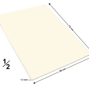 Cartulina Cascaron 71x56cms 1/2 Pieza