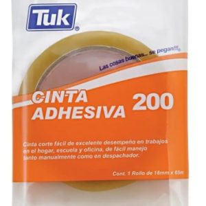 Cinta Transparente 18mm X 65m TUCK 200 Pza