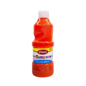 Pintura Tempera VINCI 473 ml Naranja