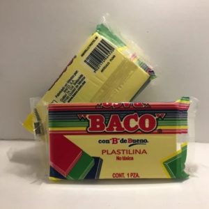 Plastilina 180gr BACO Amarillo Pastel #80