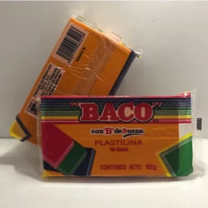 Plastilina 180gr BACO Naranja #52