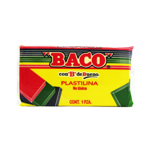 Plastilina 180gr BACO Amarillo #51