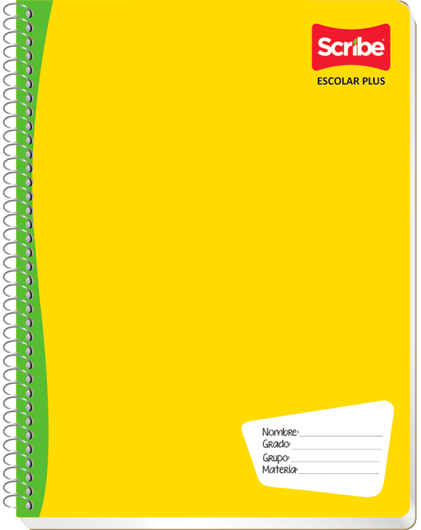Cuaderno Profesional Espiral Scribe #7970 100H Raya