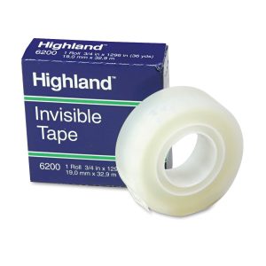 Cinta HIGHLAND Opaca 18X36 6200 Pza