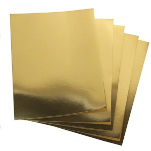 Cartulina Metalica Oro 50X65 10 Pzas