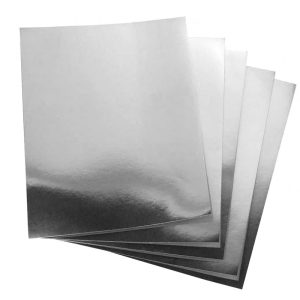 Cartulina Metalica Plata 50X65 10 Pzas