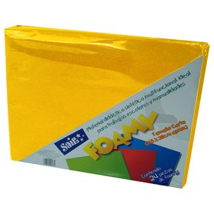 Foamy Liso SAIRA Amarillo C/24 Pzas