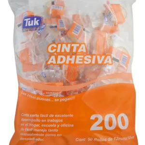 Cinta TUK 200 Transparente 12X10 E50