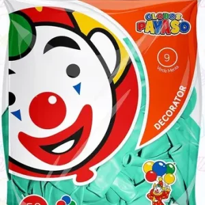 Globo DECORATOR #9 C/50 Verde Menta