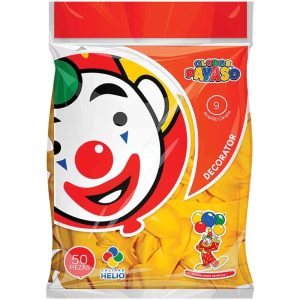Globo DECORATOR #9 C/50 Amarillo Canario
