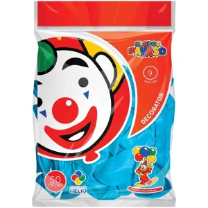 Globo DECORATOR #9 C/50 Azul Cielo