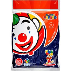 Globo DECORATOR #9 C/50 Azul Marino
