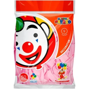 Globo DECORATOR #9 C/50 Rosa Bebe
