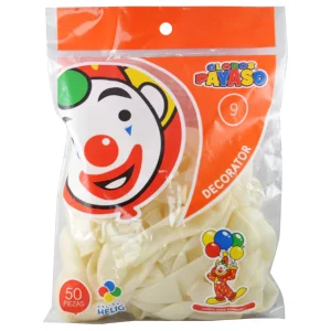 Globo DECORATOR #9 C/50 Transparente