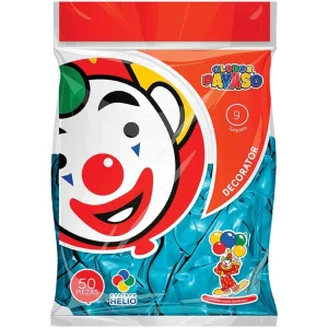 Globo DECORATOR #9 C/50 Turqueza