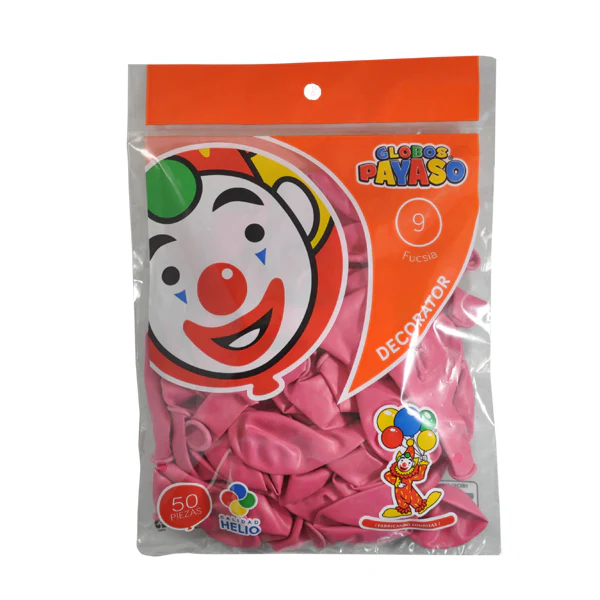 Globo DECORATOR #9 C/50 Rosa Fiusha