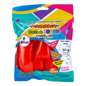 Foamy Moldeable Pascua 50g Rojo