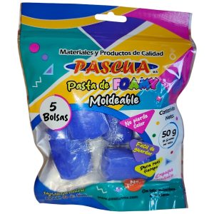 Foamy Moldeable Pascua 50g Azul Rey