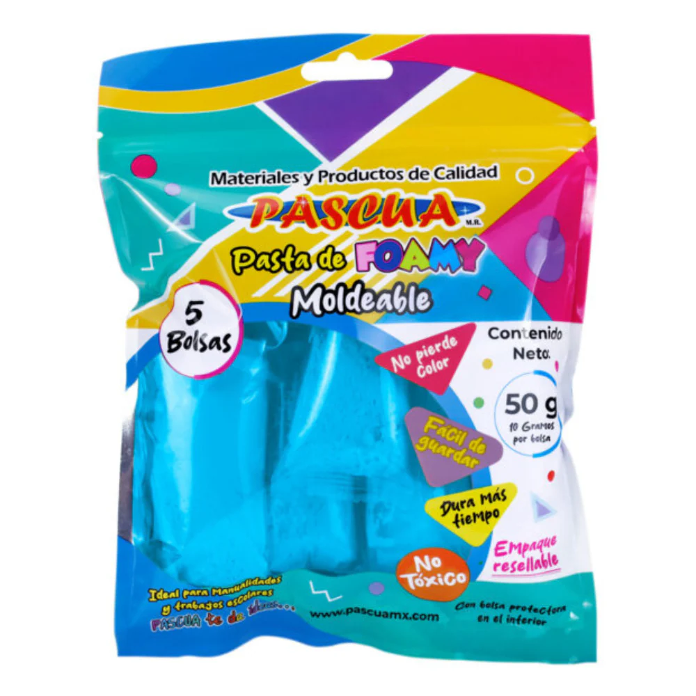 Foamy Moldeable Pascua 50g Azul Cielo