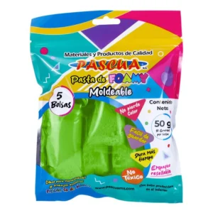 Foamy Moldeable Pascua 50g Verde Limon