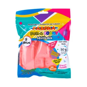 Foamy Moldeable Pascua 50g Coral