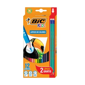 Colores BIC Largos C/12 Evolution Pieza