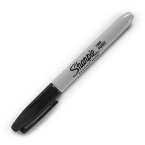 Marcador Permanente Sharpie Punto Fino Negro Pza