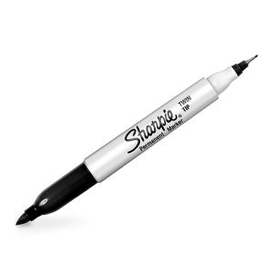 Marcador Permanente Sharpie Twin Negro Pieza
