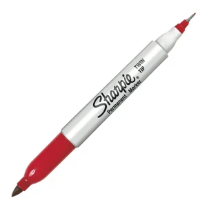 Marcador Permanente Sharpie Twin Rojo Pieza