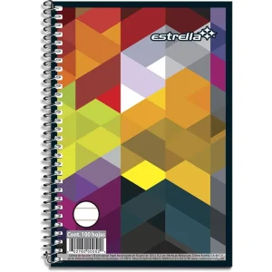 Libreta 1/8 Espiral 100 HR 52 ESTRELLA