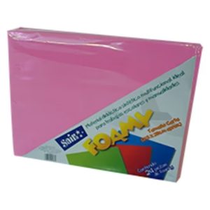 Foamy Liso SAIRA Fucsia C/24 Pzas
