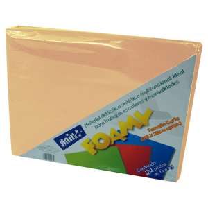 Foamy Liso SAIRA Carne C/24 Pzas