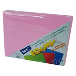 Foamy Liso SAIRA Rosa 03 C/24 Pzas