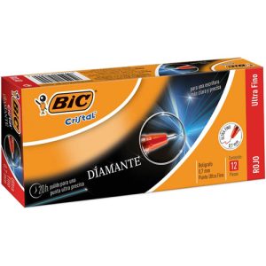Bolig BIC P 0.7 Ultra Fino Roja C/12 Pzas