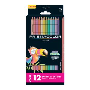 Colores PrismaColor Largos C/12 Jr Pastel Pieza