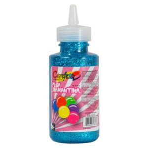 Pegamento C/Diamantina 60ml Azul Cielo NAEN