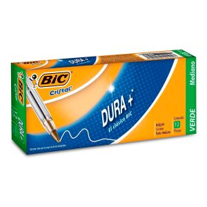 Bolig BIC P 1.0 PMediano Verde C/12 Pzas