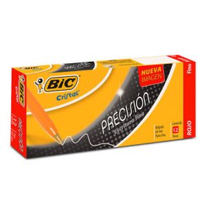 Bolig BIC P 0.8 PFino Rojo C/12 Pzas