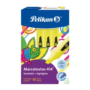 Marcatexto Pelikan Amarillo 10 Piezas