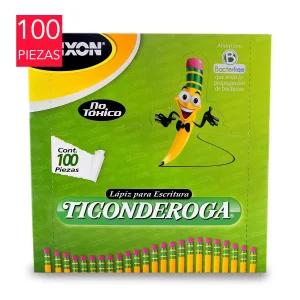 Lapiz Ticonderoga 2HB C/100 Pzas