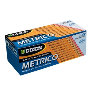 Lapiz Metrico #2 DIXON C/100 Pzas