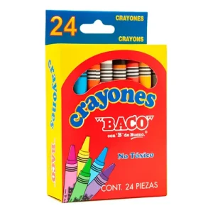 Crayon C/24 Estandar BACO Pieza