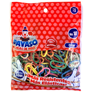 Ligas Payaso Color #10 80 gr