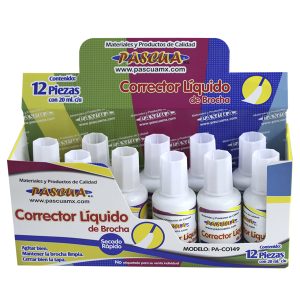 Corrector Liquido Pascua 20ml 12 Piezas