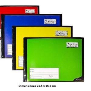 Cuaderno Forma Italiana Cosido Roca 100H Blanco